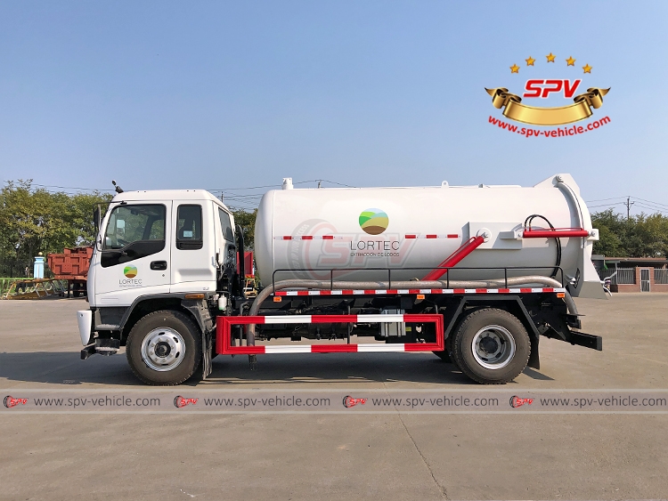 10,000 Litres Sewage Vacuum Tanker ISUZU - LS 10,000 Litres Sewage Vacuum Tanker ISUZU - LS